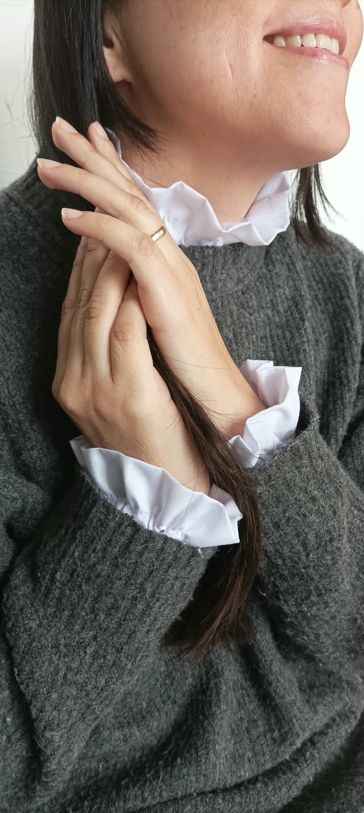 Cuello y par de Puños desmontables